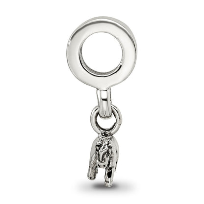 Sterling Silver Kids Collection Pony Dangle Reflections Bead