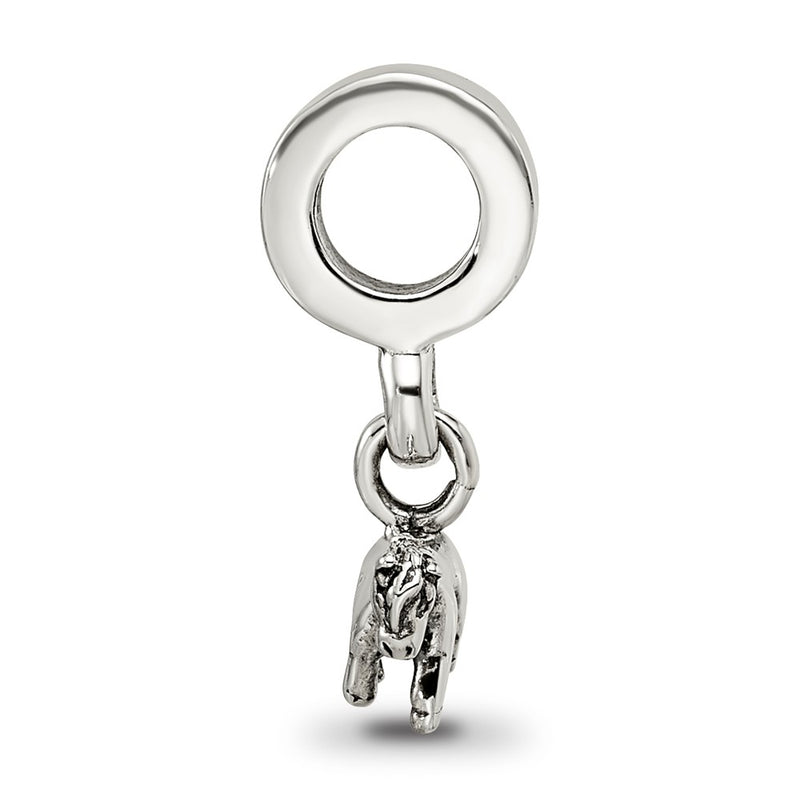 Sterling Silver Kids Collection Pony Dangle Reflections Bead