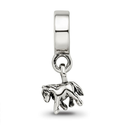 Sterling Silver Kids Collection Pony Dangle Reflections Bead