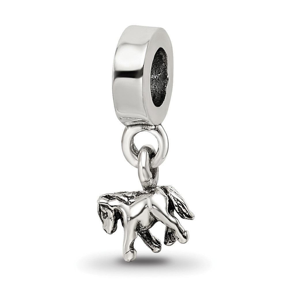 Sterling Silver Kids Collection Pony Dangle Reflections Bead