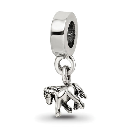 Sterling Silver Kids Collection Pony Dangle Reflections Bead