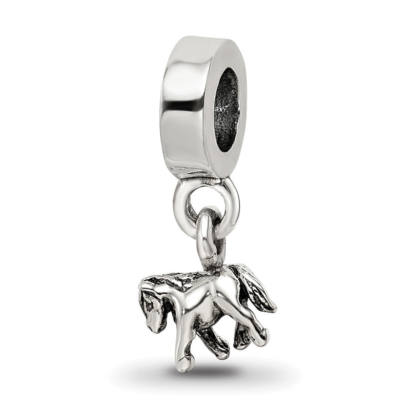 Sterling Silver Kids Collection Pony Dangle Reflections Bead