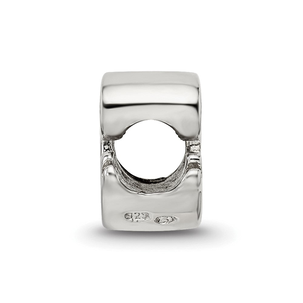 Sterling Silver Reflections Letter G Script Bead
