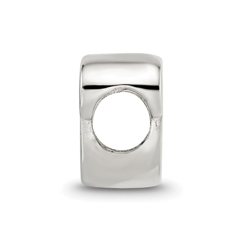 Sterling Silver Reflections Letter P Script Bead