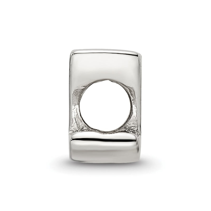 Sterling Silver Reflections Letter Z Script Bead
