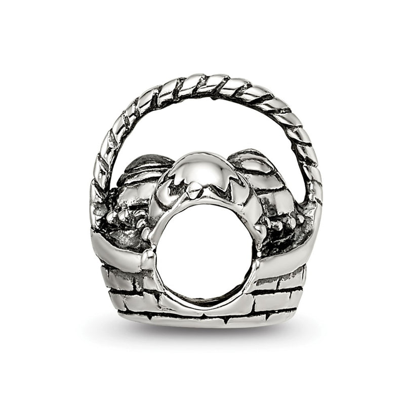 Sterling Silver Reflections Easter Basket Bead