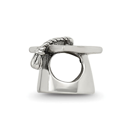 Sterling Silver Reflections Graduation Cap Bead