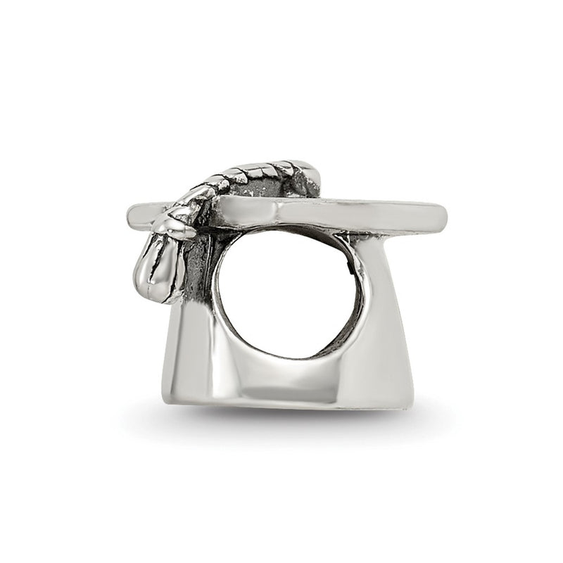 Sterling Silver Reflections Graduation Cap Bead