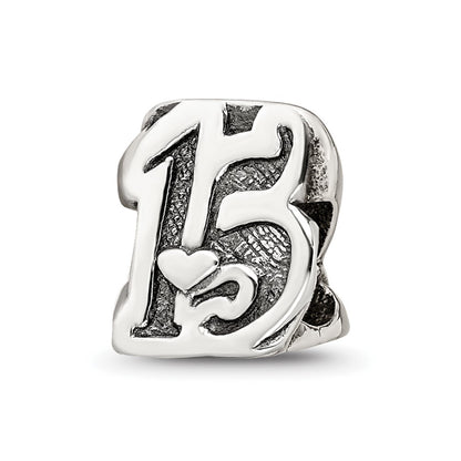 Sterling Silver Reflections Sweet 15 Bead