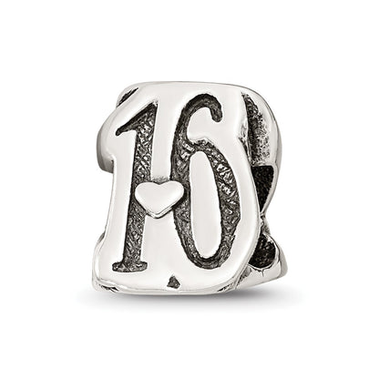 Sterling Silver Reflections Sweet 16 Bead