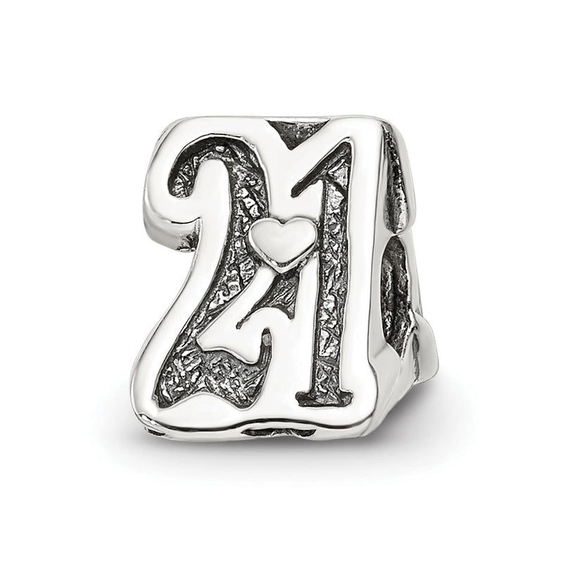 Sterling Silver Reflections Sweet 21 Bead