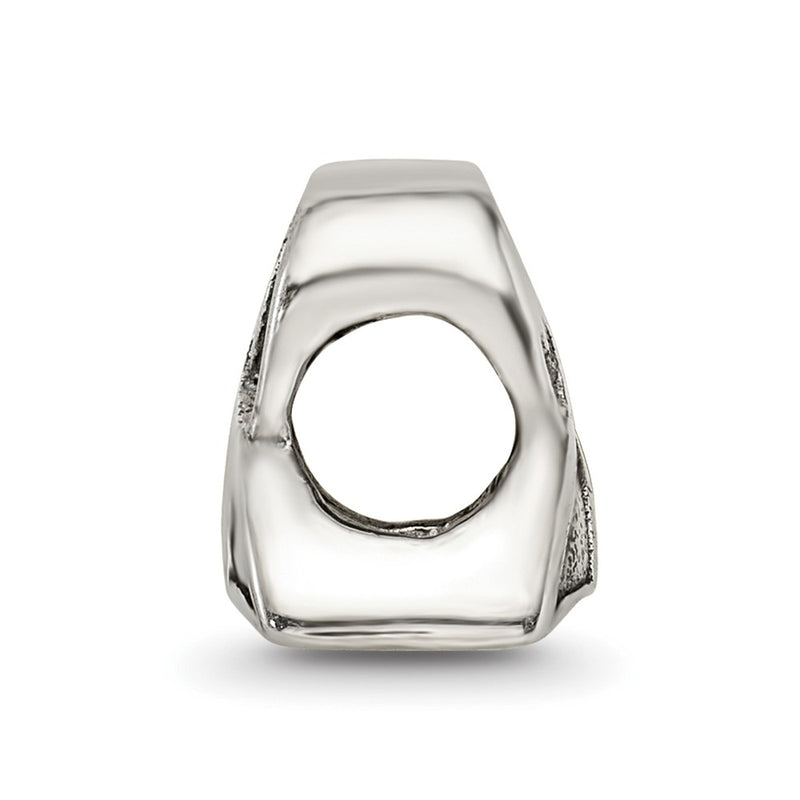Sterling Silver Reflections Awareness Ribbon Bead