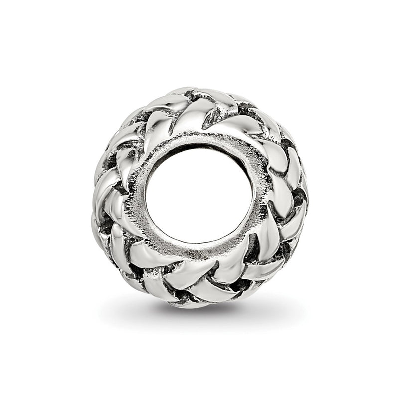 Sterling Silver Reflections Basketweave Bali Bead