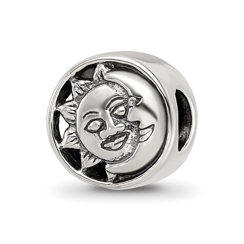 Sterling Silver Reflections Sun/Moon Bead
