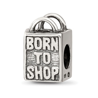 Sterling Silver Reflections Born To Shop Bead