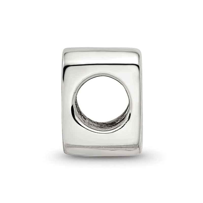 Sterling Silver Reflections Numeral 0 Bead