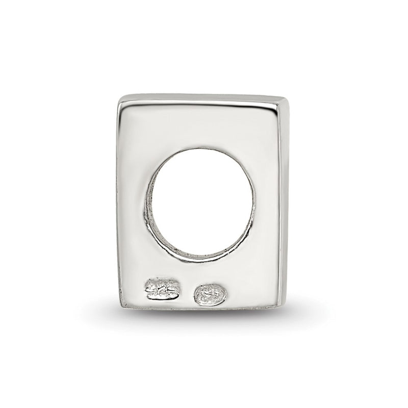 Sterling Silver Reflections Number 1 Bead