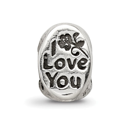 Sterling Silver Reflections #1 Mom Trilogy Oval Bead