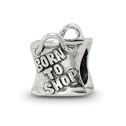 Sterling Silver Reflections Born To Shop Bead