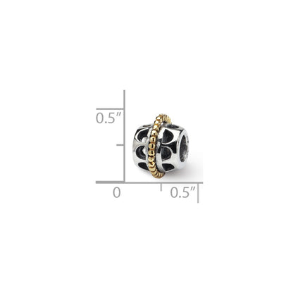 Ss/Gold Plated Sterling Silver & 14K Reflections Bali Bead