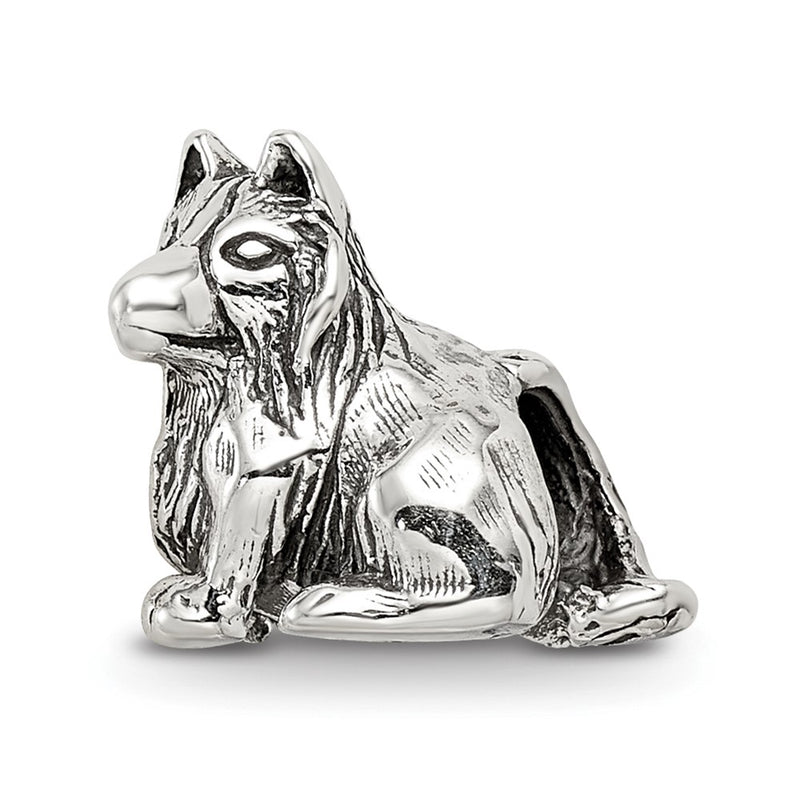 Sterling Silver Reflections Shetland Sheepdog Bead