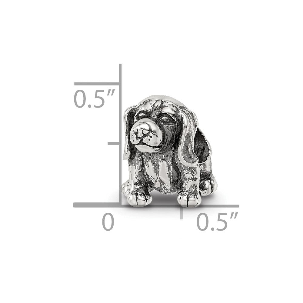 Sterling Silver Reflections Beagle Bead