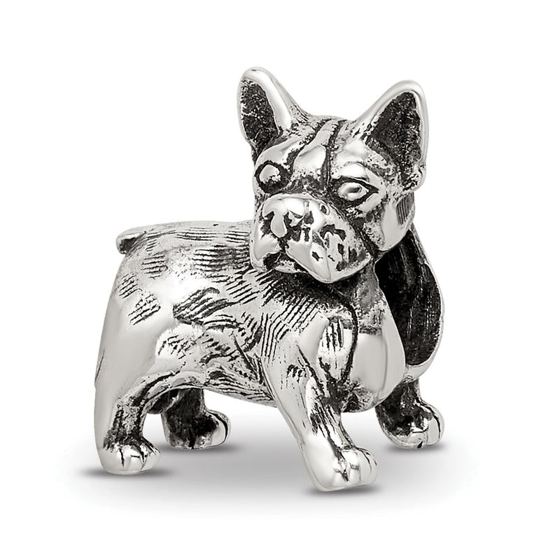 Sterling Silver Reflections Boston Terrier Bead