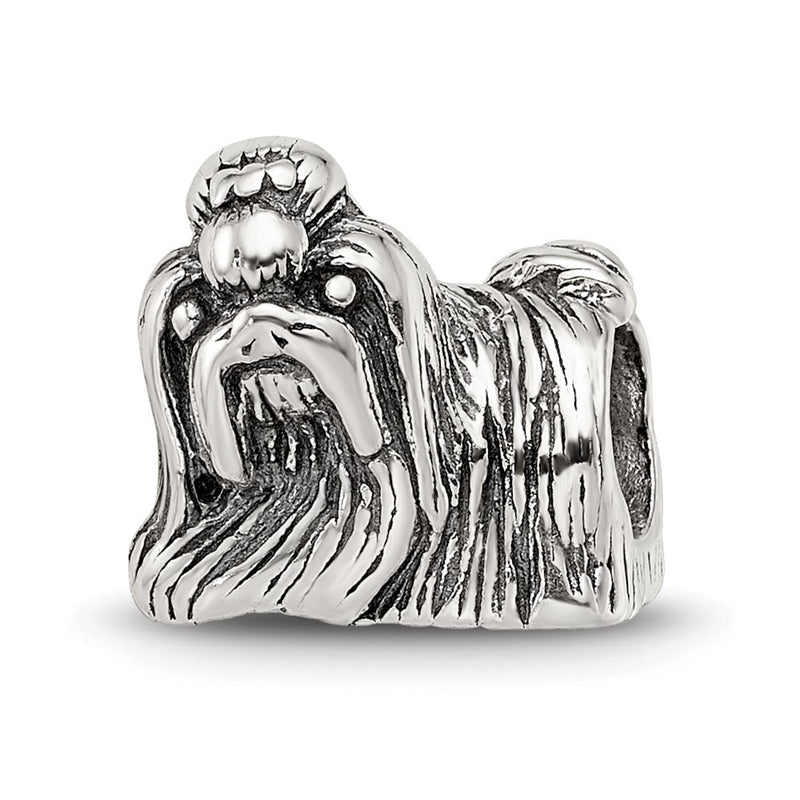 Sterling Silver Reflections Shih Tzu Bead