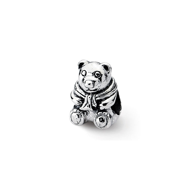 Sterling Silver Reflections Teddy Bear Bead