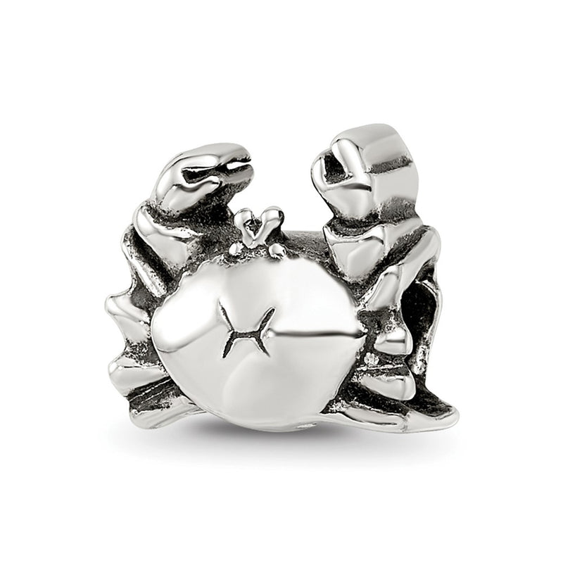 Sterling Silver Reflections Crab Bead