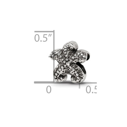 Sterling Silver Reflections Starfish Bead