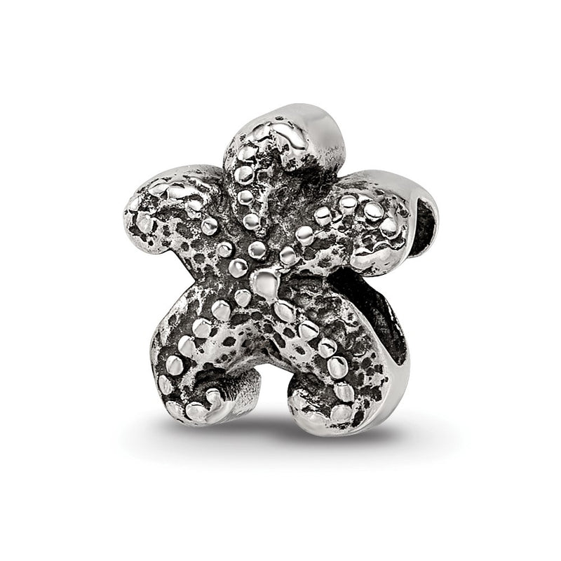 Sterling Silver Reflections Starfish Bead