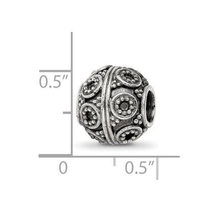 Sterling Silver Reflections Decorative Bali Bead
