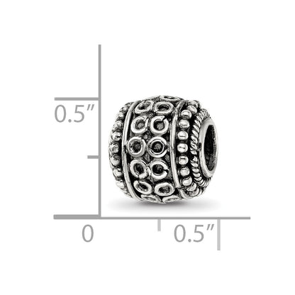 Sterling Silver Reflections Decorative Bali Bead
