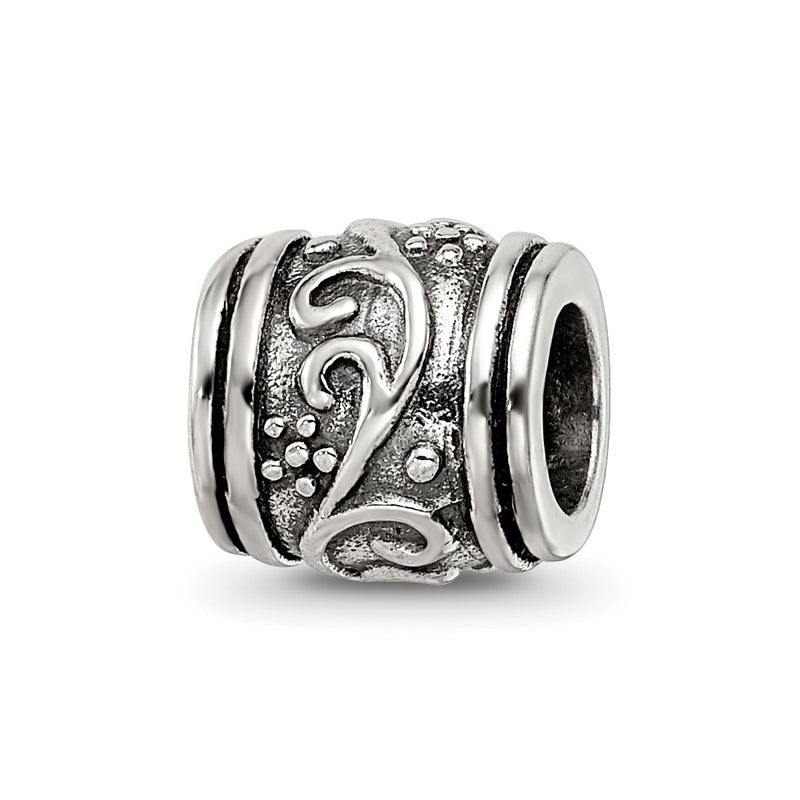 Sterling Silver Reflections Floral Bead