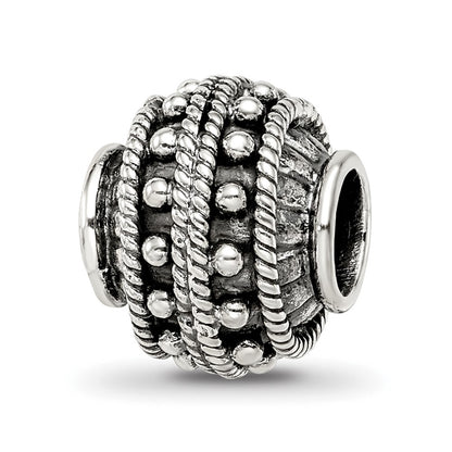 Sterling Silver Reflections Decorative Bali Bead