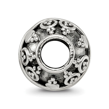 Sterling Silver Reflections Decorative Bali Bead