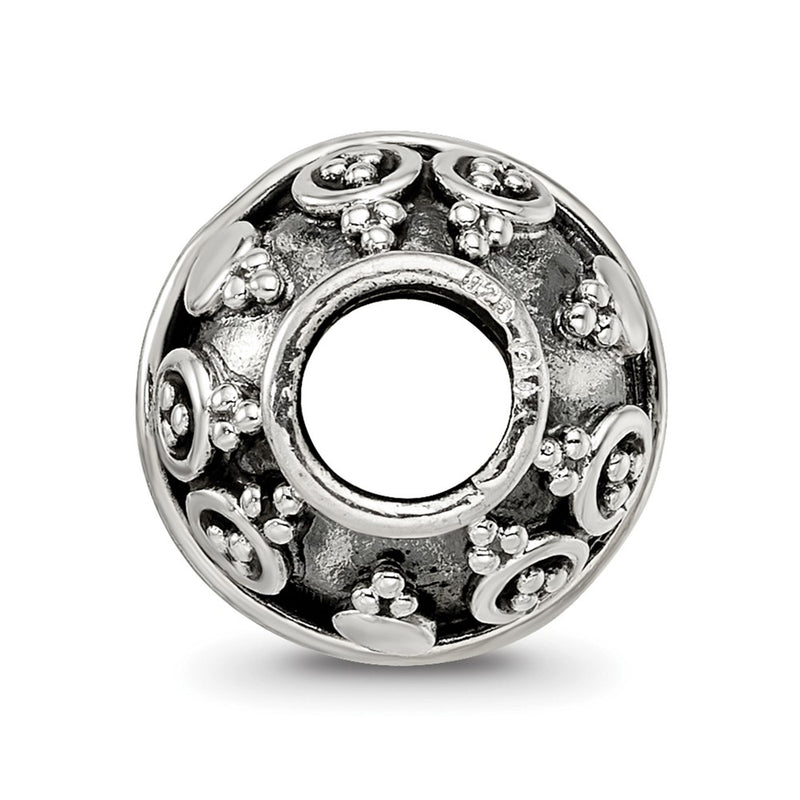 Sterling Silver Reflections Decorative Bali Bead