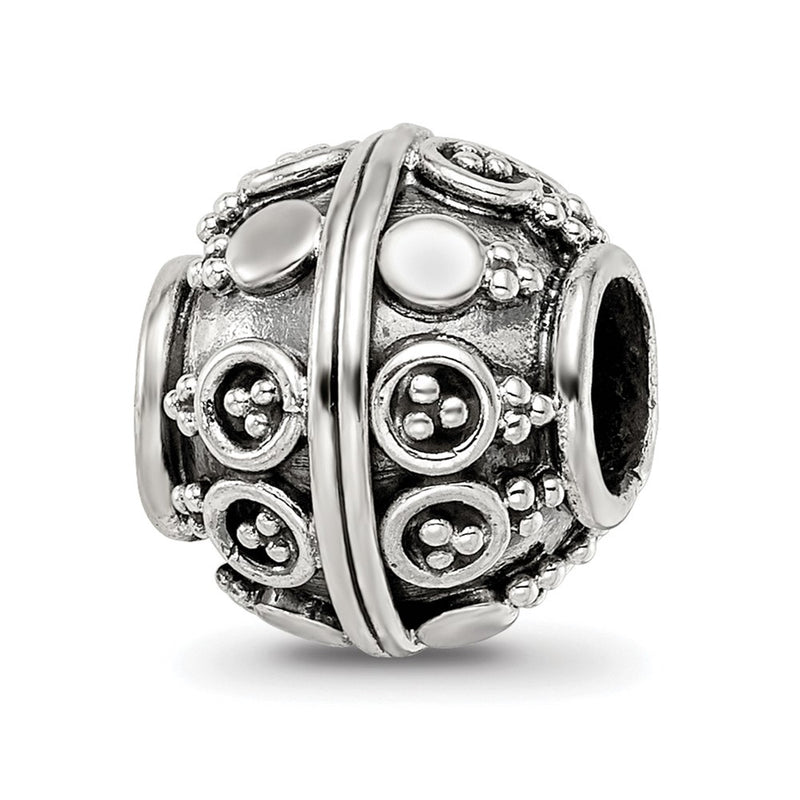 Sterling Silver Reflections Decorative Bali Bead