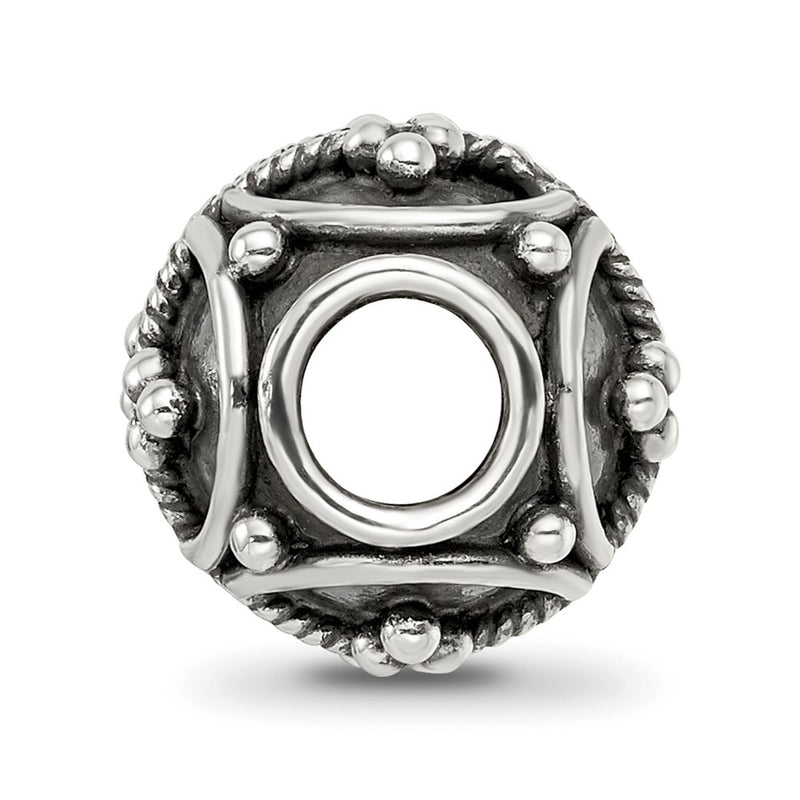 Sterling Silver Reflections Decorative Bali Bead