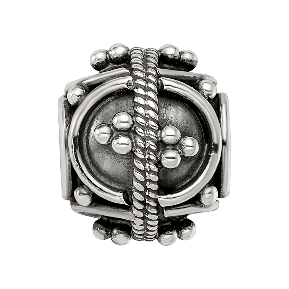 Sterling Silver Reflections Decorative Bali Bead