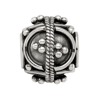 Sterling Silver Reflections Decorative Bali Bead