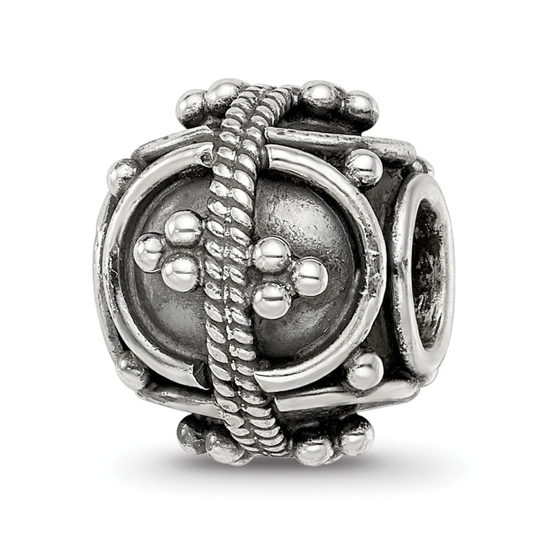 Sterling Silver Reflections Decorative Bali Bead