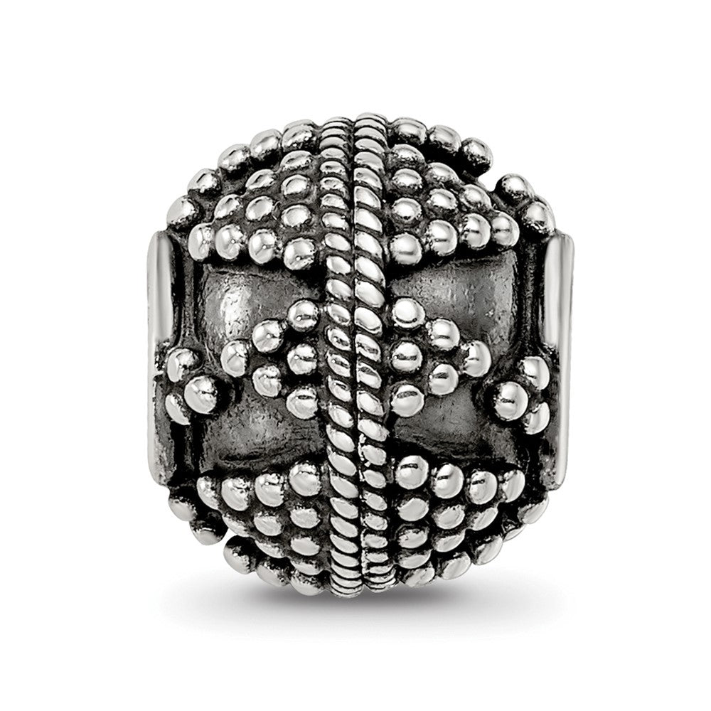 Sterling Silver Reflections Decorative Bali Bead