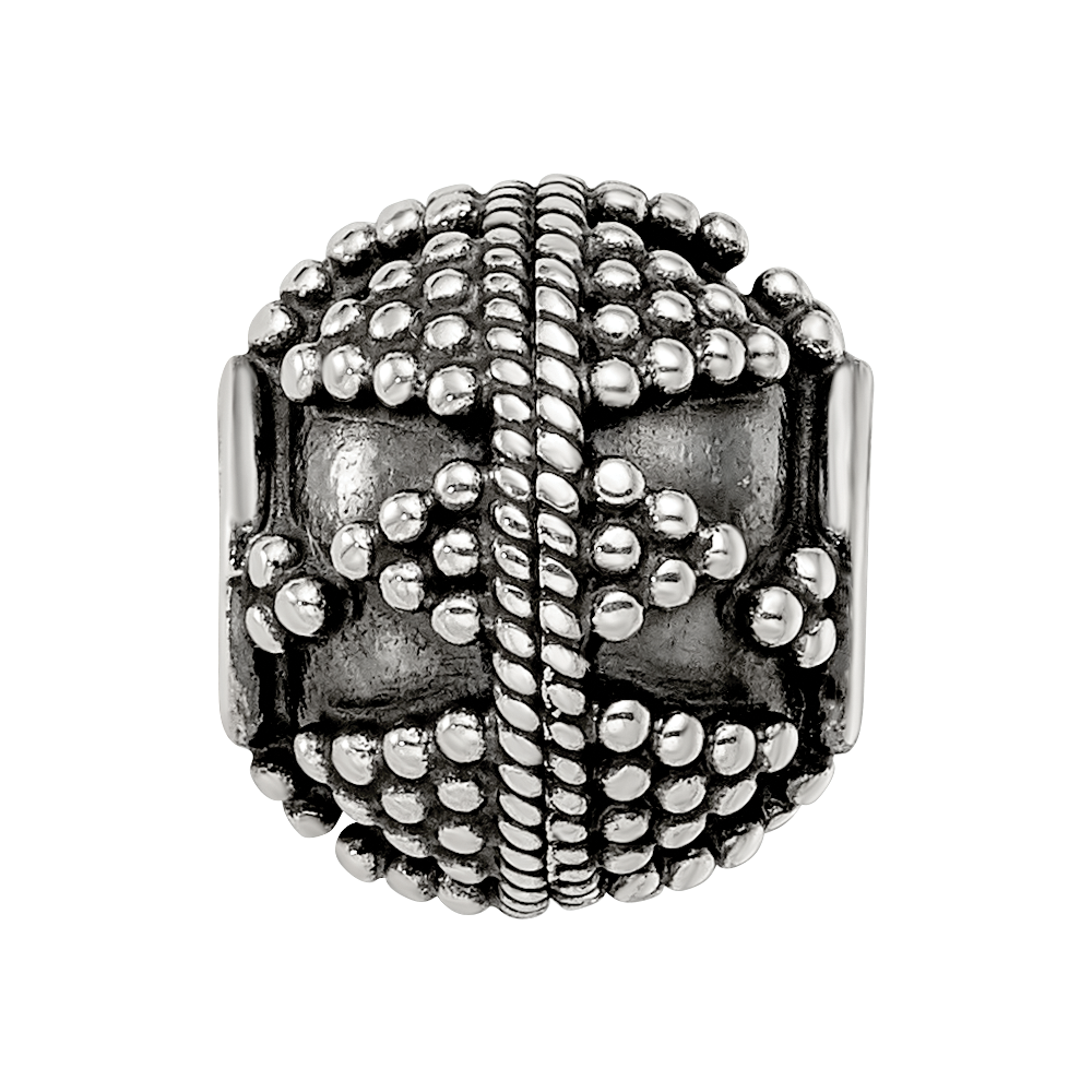 Sterling Silver Reflections Decorative Bali Bead