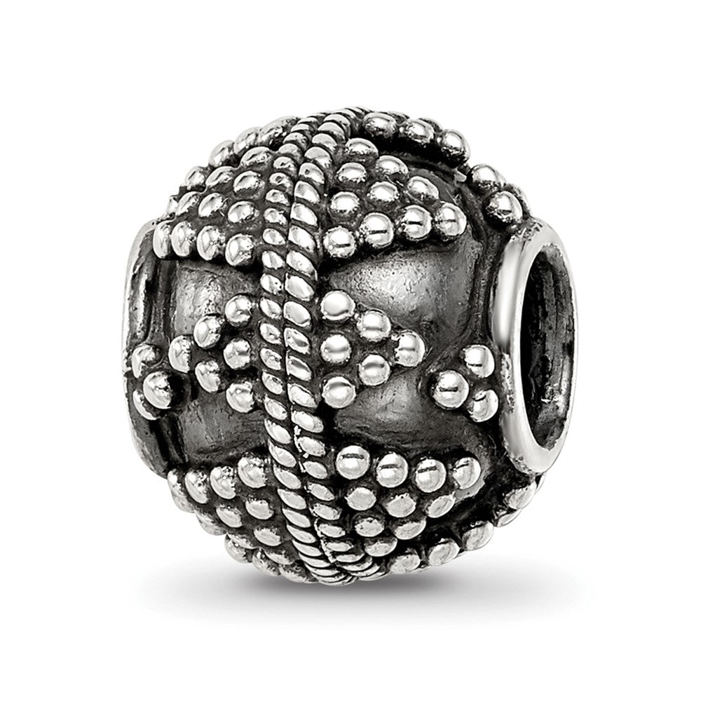 Sterling Silver Reflections Decorative Bali Bead