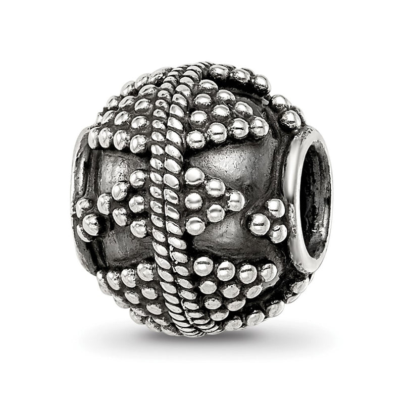 Sterling Silver Reflections Decorative Bali Bead