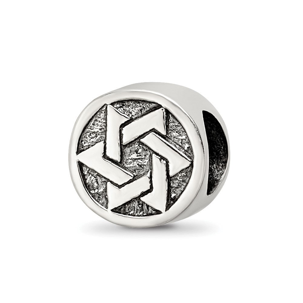 Sterling Silver Reflections Star Of David Bead