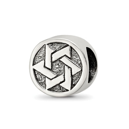 Sterling Silver Reflections Star Of David Bead