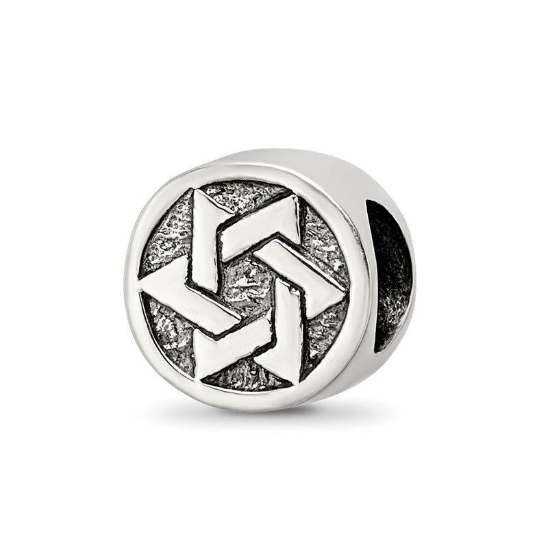 Sterling Silver Reflections Star Of David Bead
